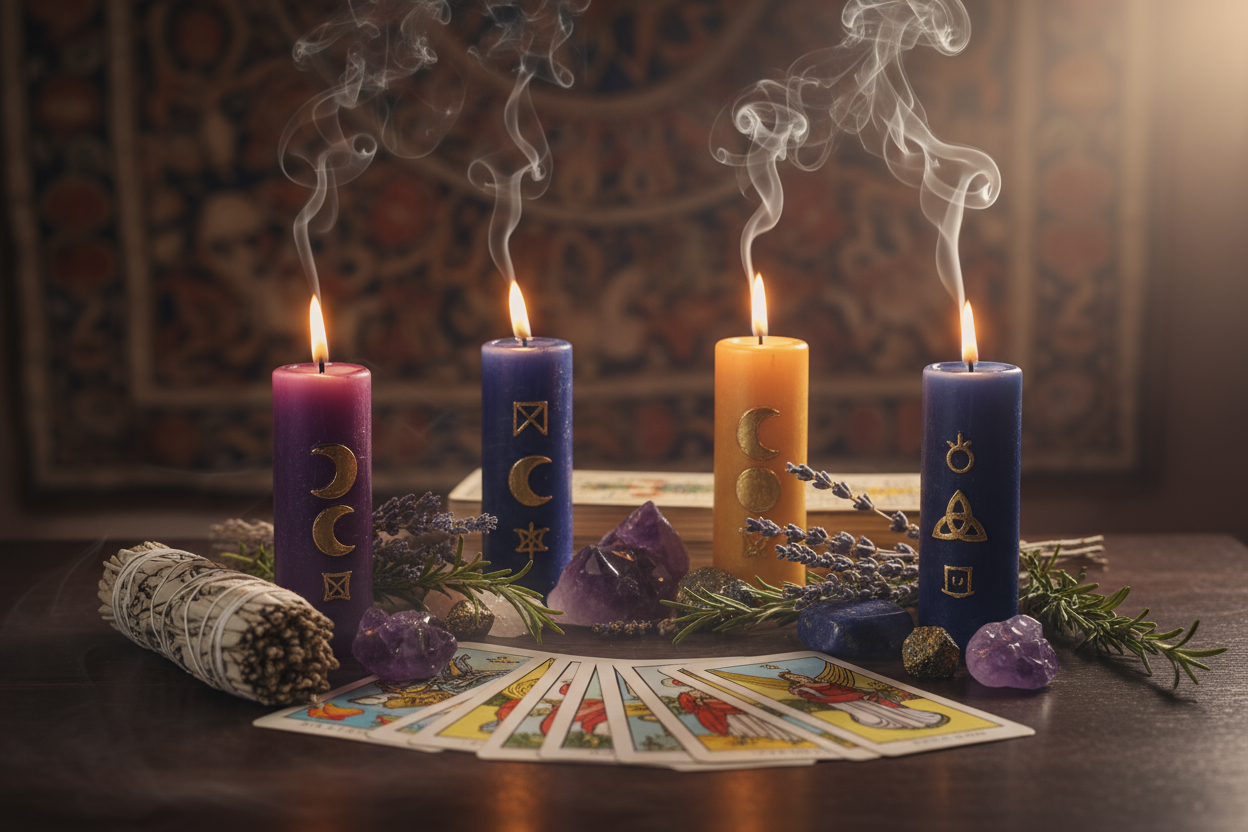 🌙The Magic of Arcana Candles — When Flame Meets Tarot