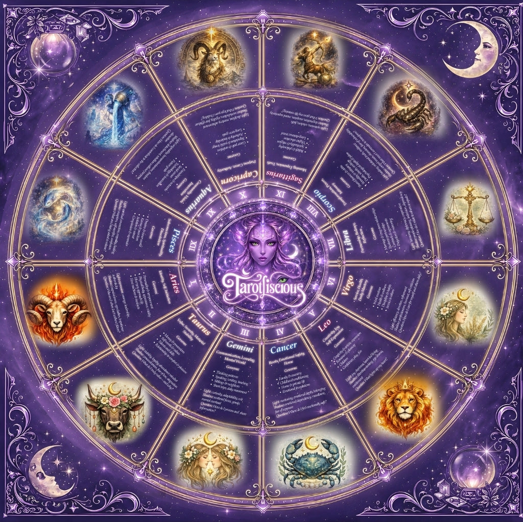 Elemental Alchemy tarot cloth