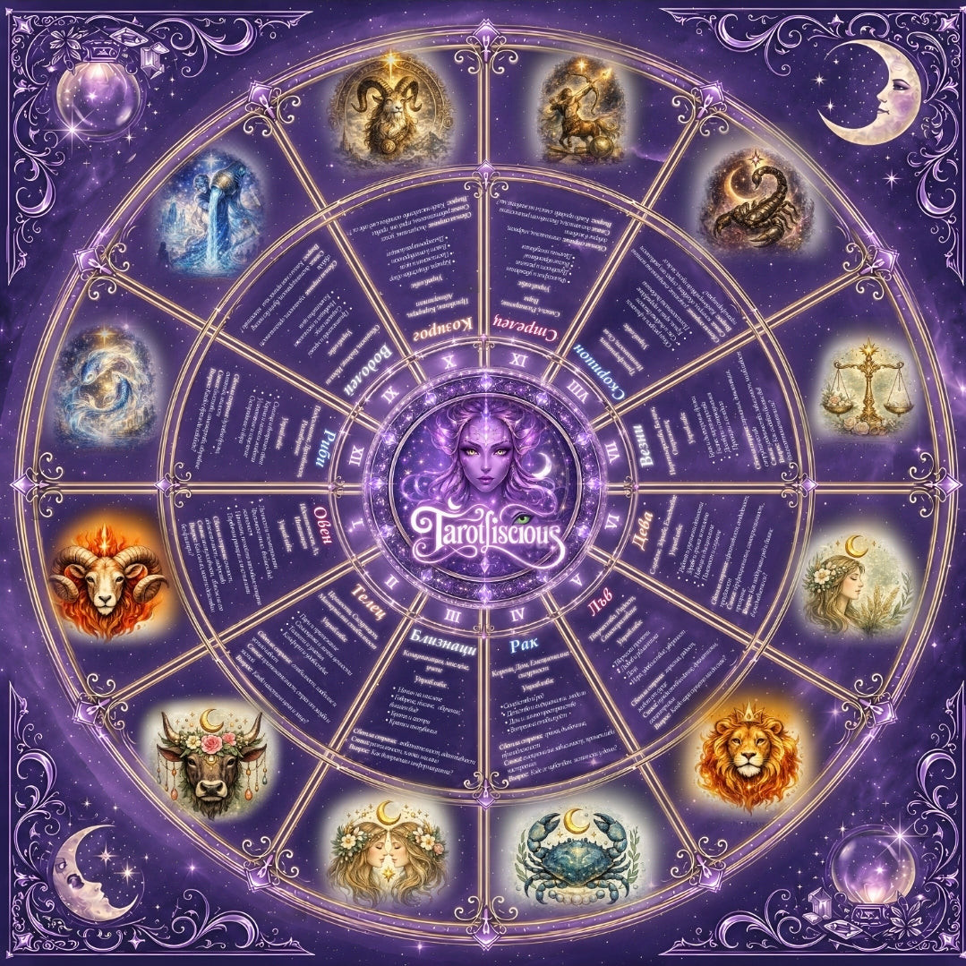 Elemental Alchemy tarot cloth